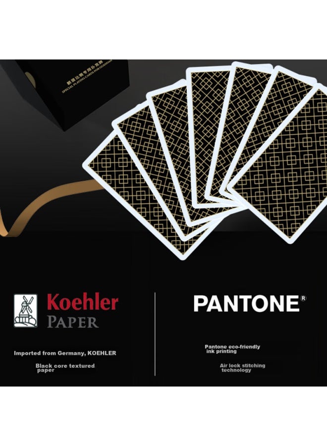 Dechen Guandan Special Playing Cards, High-end Gift Box, German Imported Black Core, Two Decks In One Box - Image 3
