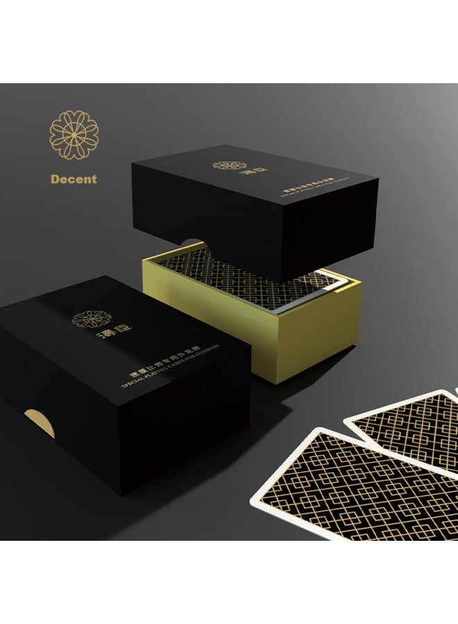 Dechen Guandan Special Playing Cards, High-end Gift Box, German Imported Black Core, Two Decks In One Box - Image 2
