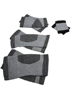 8 Piece Bamboo Charcoal Protective Gear Set, Arm Guard, Wrist Guard, Knee Pads, Ankle Guard, Gear Set For Exercise, Gym, Sports Elbow Support Riding Gear Knee And Hands Pads