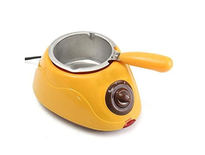 Portible وعاء كهربائي محمول لذوبان الشوكولاتة مع مجموعة صنع الشوكولاتة، وعاء بلاستيكي لذوبان الشوكولاتة مع قوالب وإكسسوارات، وعاء كهربائي لذوبان الشوكولاتة (عبوة من 1). - Image 1