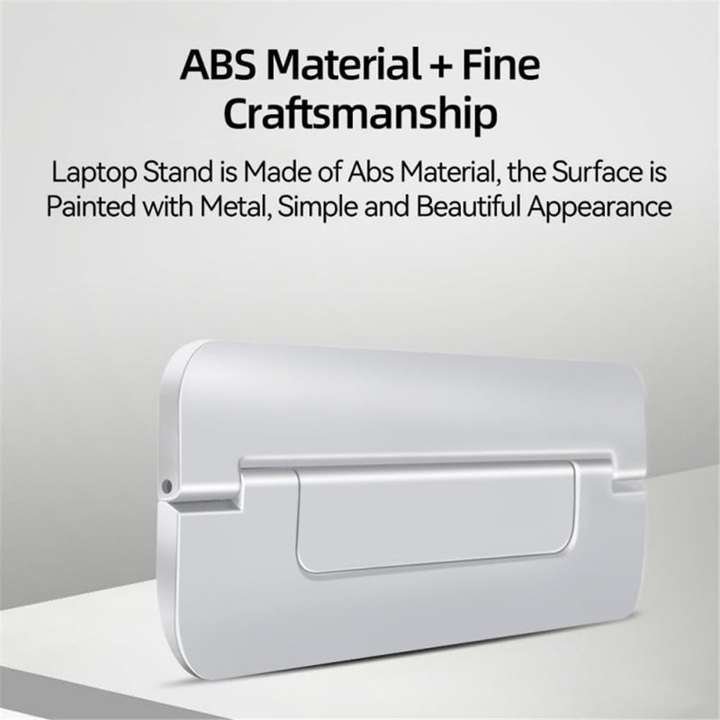 Laptop Stand Portable Laptop Stand Invisible Bracket Foldable Notebook Accessories Support for 11-17 Inch Notebooks Notebook Holder(Gris) - Image 3