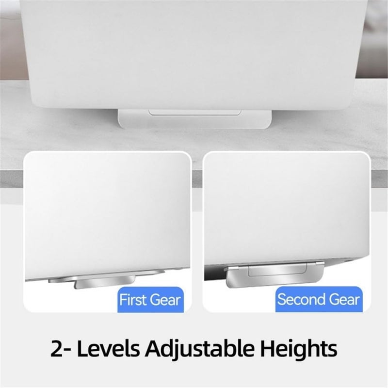Laptop Stand Portable Laptop Stand Invisible Bracket Foldable Notebook Accessories Support for 11-17 Inch Notebooks Notebook Holder(Gris) - Image 5