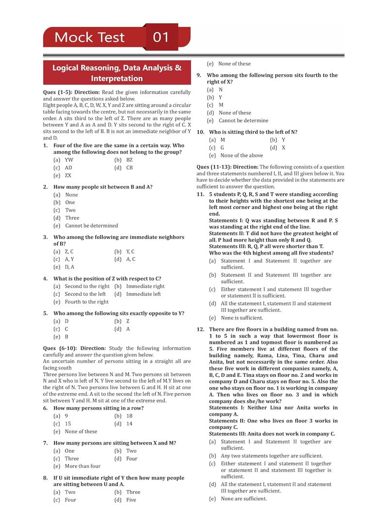 IDBI Executive Book 2024 (English Edition) - 10 Full Length Mock Tests (2000 Solved Questions) with Free Access to Online Tests  - Image 4