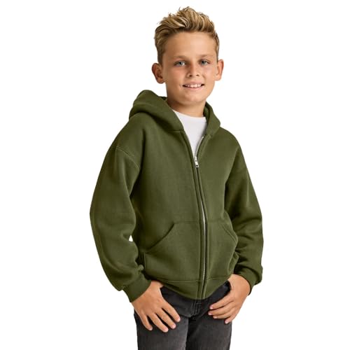 Soffe MJ Boys 8-20 Zip Hooded Sweatshirt, Black, X-Large - Image 4