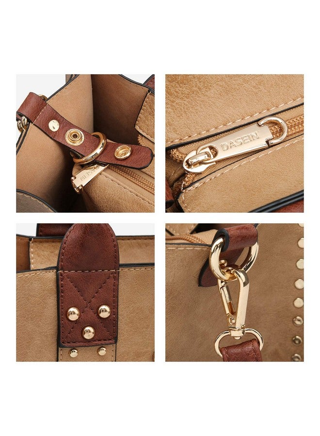 DASEIN Dasein Purses Handbags for Women Tote Wallet Set Top Handle Satchel Shoulder Hobo Bag 3pcs - Image 4