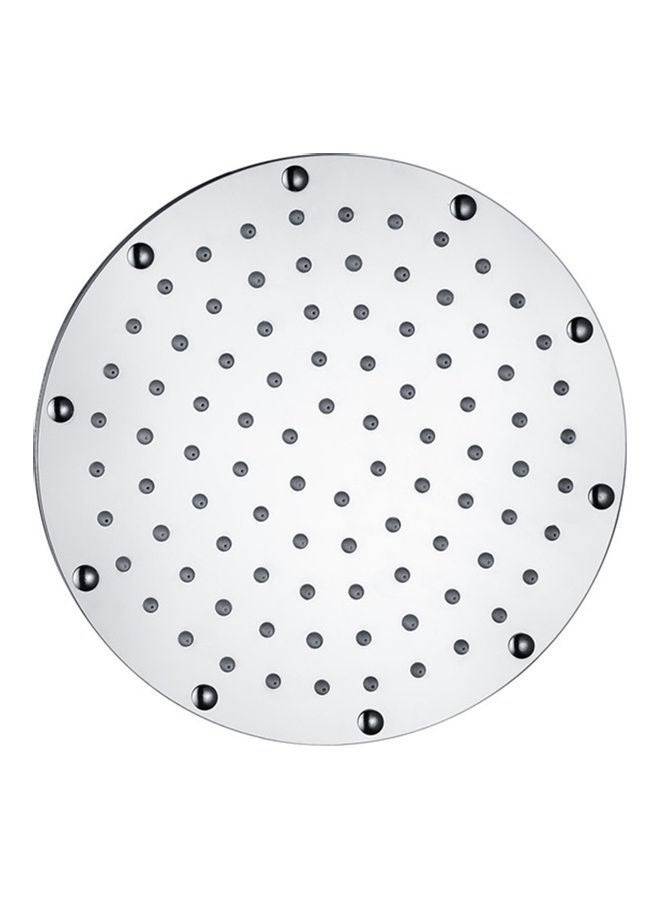 NIBEMINENT LED Rainfall Round Shower Head Silver - Image 2