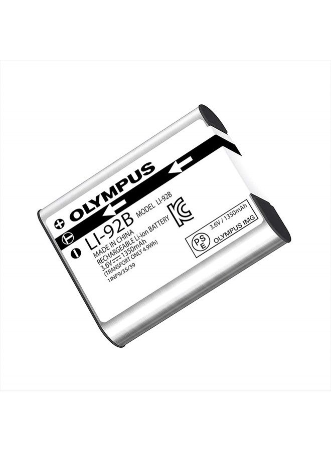 Olympus Li-92B Rechargeable Battery (Silver) - Image 2