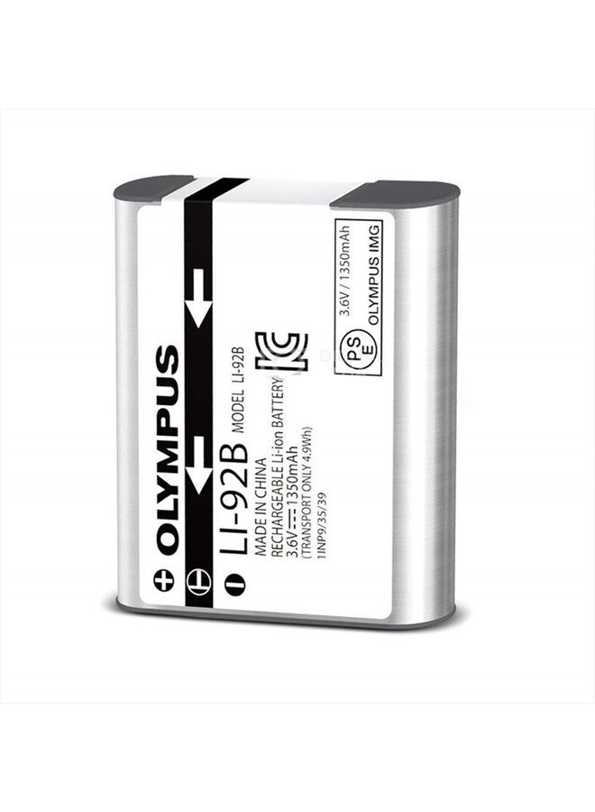 Olympus Li-92B Rechargeable Battery (Silver) - Image 3