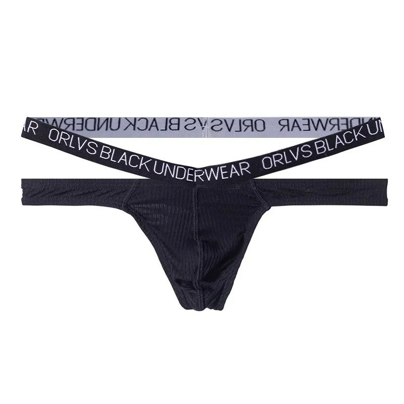 ORLVS Men's Briefs with Back Hollow Design, Cotton Underwear OR6312A