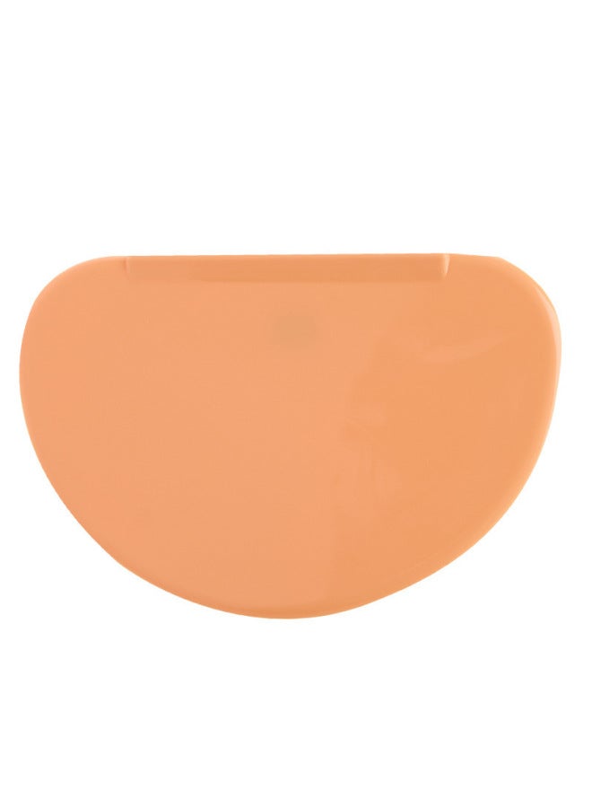 Plastic Scraper Half Round Soft Scraper Trapezoidal Triangle-Specifications:Standard-Color:Rectangular Transparent Scraper Small Size