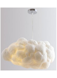 Campus Interiors Modern Ceiling Hanging Light Creative Cloud Shaped | Floating Cloud Hanging Ceiling Pendant Lights Cotton Chandeliers for Living Rooms Restaurant Bar Kindergarten Decor Size(50X26X18) - pzsku/Z7DAE1BF0EEC31E287E89Z/45/_/1697204776/29a33ea5-2b49-4d4a-b015-9850e1eedc67