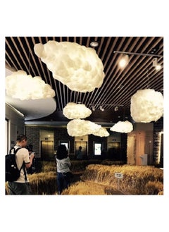 Campus Interiors Modern Ceiling Hanging Light Creative Cloud Shaped | Floating Cloud Hanging Ceiling Pendant Lights Cotton Chandeliers for Living Rooms Restaurant Bar Kindergarten Decor Size(50X26X18) - pzsku/Z7DAE1BF0EEC31E287E89Z/45/_/1697204777/6f93448a-ceb1-496b-9291-0e392369ebbb