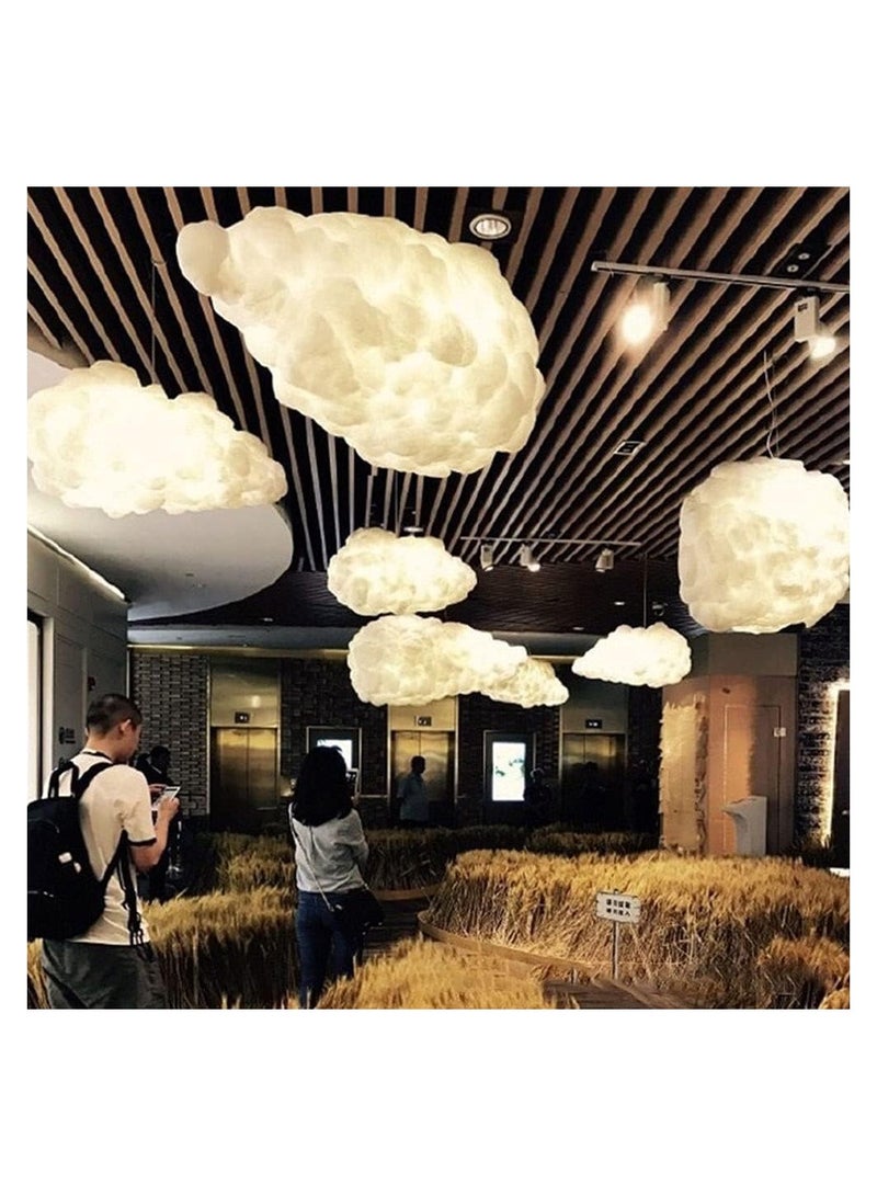 Campus interiors Campus Interiors Modern Ceiling Hanging Light Creative Cloud Shaped | Floating Cloud Hanging Ceiling Pendant Lights Cotton Chandeliers for Living Rooms Restaurant Bar Kindergarten Decor Size(50X26X18)  - Image 5