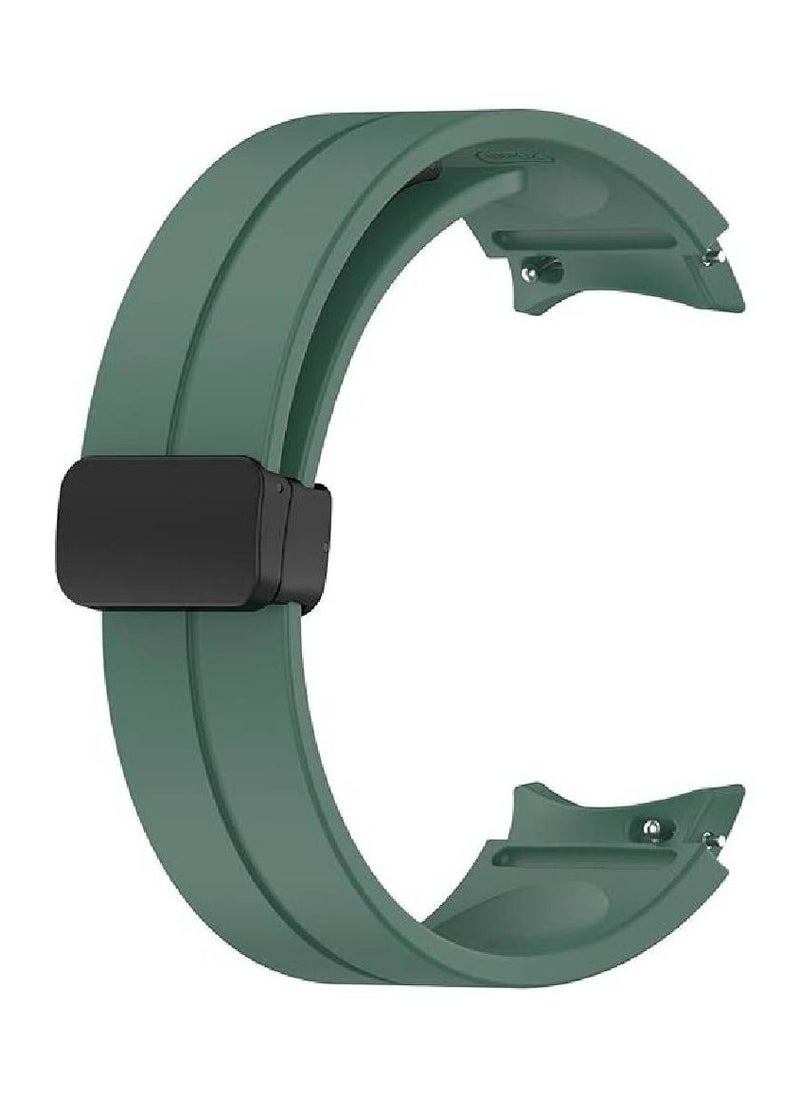 Beauenty Strap Compatible for Samsung Galaxy Watch 5/Galaxy Watch 4 40mm 44mm Sport Soft Silicone Replacement Band for Galaxy Watch 5 Pro 45mm/Galaxy Watch 4 Classic 42mm 46mm for men women (Green) - Image 2