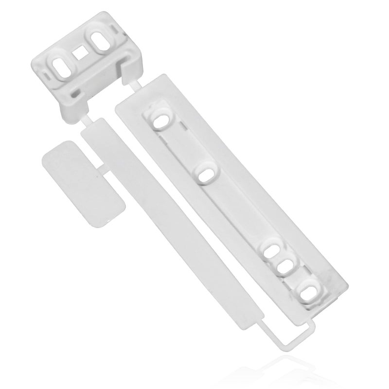 SPARES2GO Door Plastic Mounting Bracket Fixing Slide Kit Compatible with Electrolux Integrated Fridge  Freezer