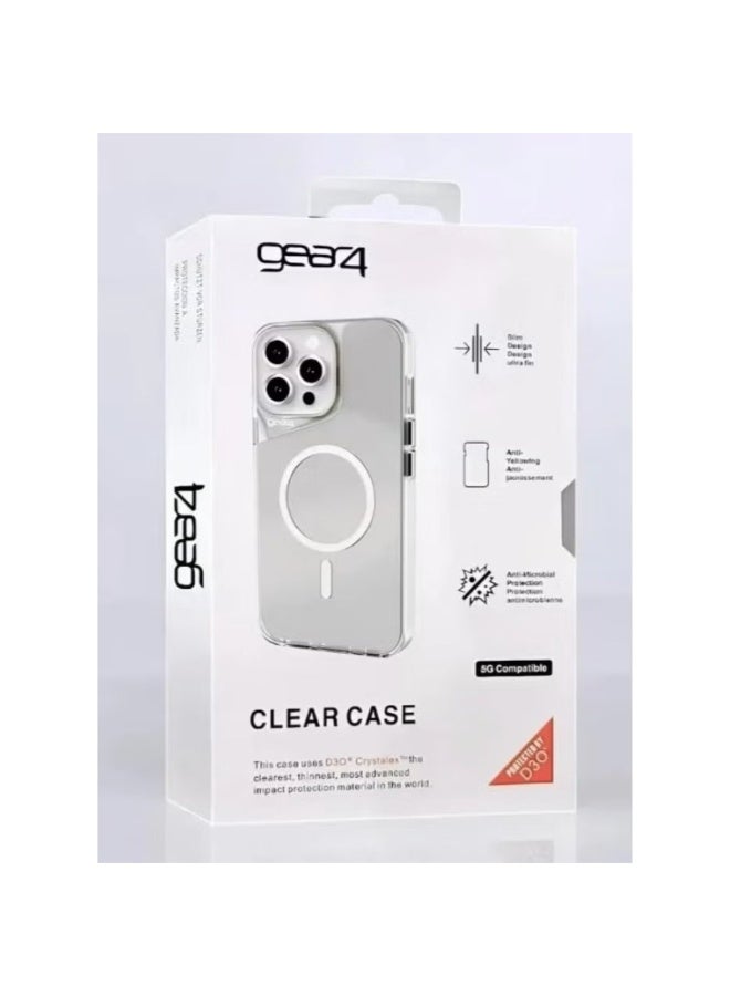 جيرفور غطاء ماج سيف لهاتف آيفون 14 برو ماكس، جراب مغناطيسي قوي شفاف مقاوم للصدمات لهاتف آيفون 14 برو ماكس، نتوء حول الكاميرا، غطاء عالي الوضوح لهاتف آيفون 14 برو ماكس - Image 2