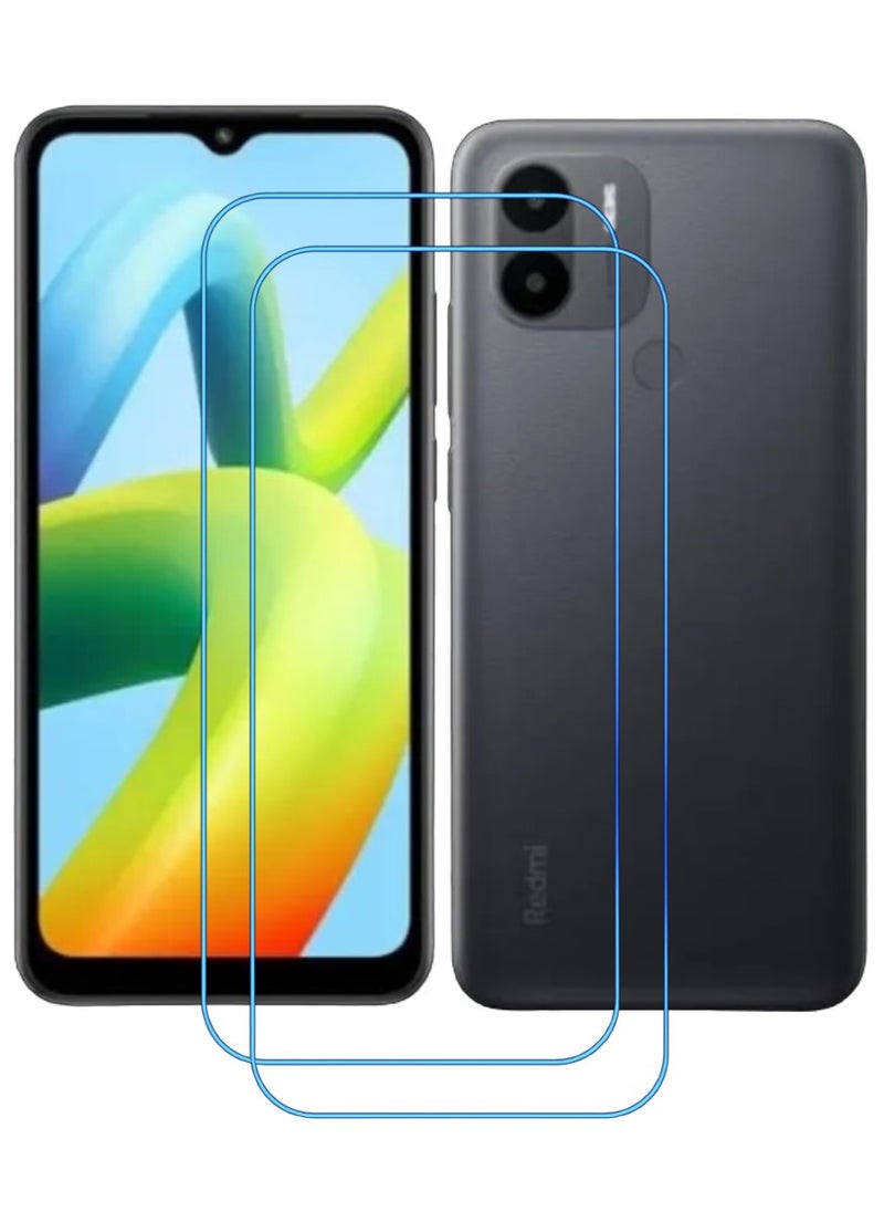 ACLIX 2 Pieces Antistatic ESD Dustproof Premium Quality High Definition Clear Tempered Glass Screen Protector Designed For Xiaomi Redmi A1+ - Image 1