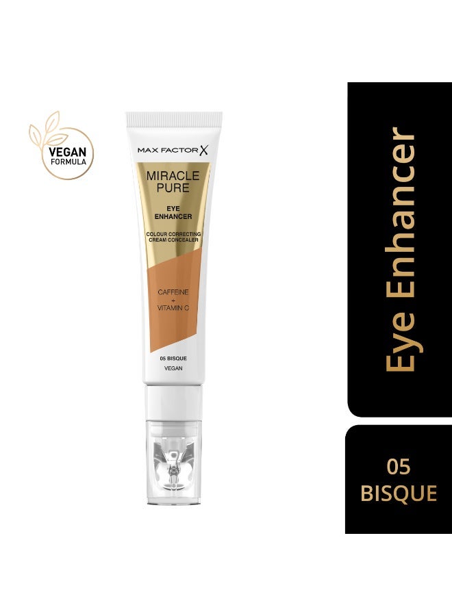 Max Factor Miracle Pure Eye Enhancer - Colour-Correcting Concealer - 05 - Bisque, 10ml - Image 2