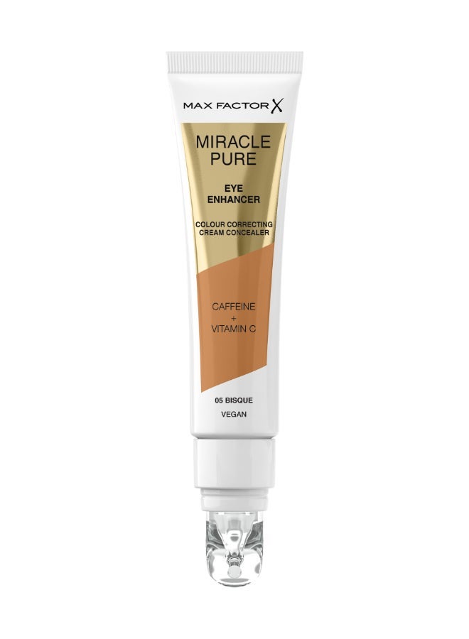 Max Factor Miracle Pure Eye Enhancer - Colour-Correcting Concealer - 05 - Bisque, 10ml - Image 1