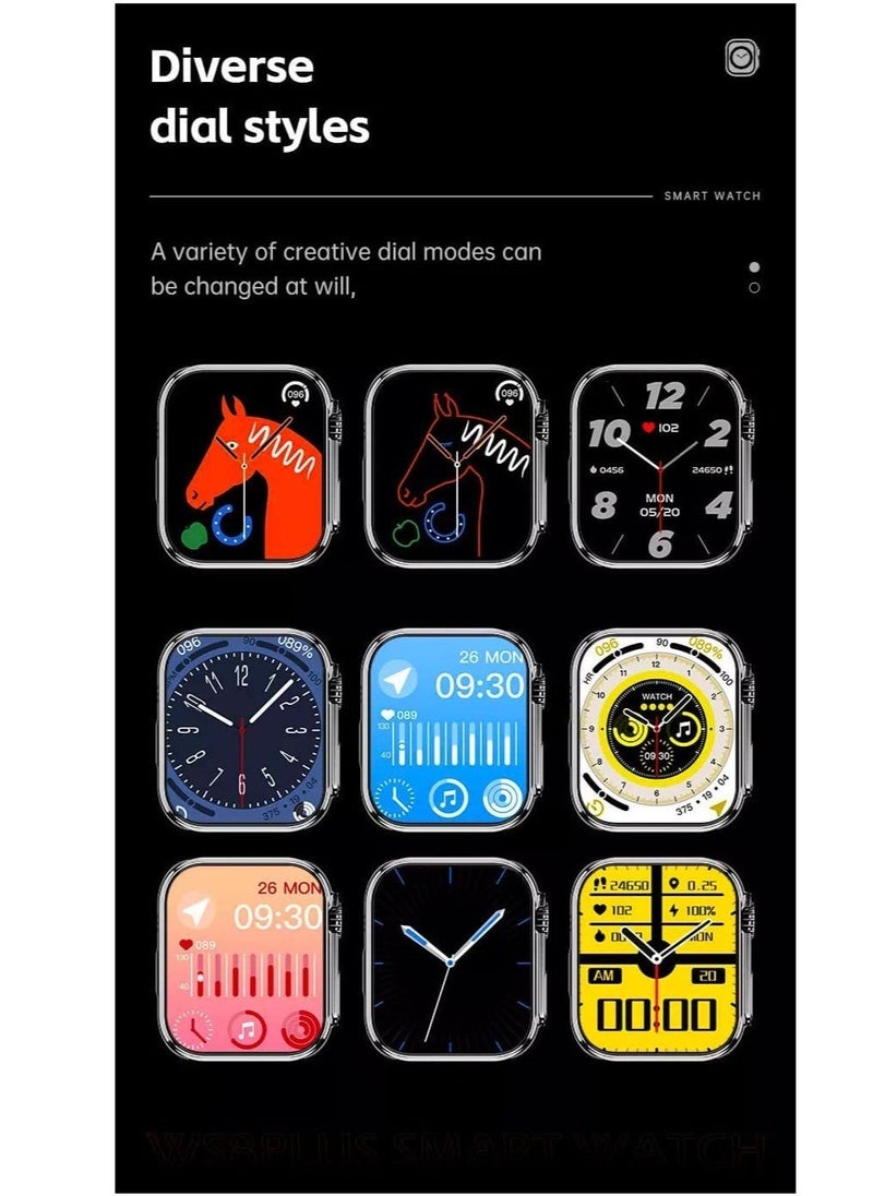 ELTRAZONE New S8 Ultra Smartwatch Series 8 S8 Smart Watch Ultra AI Voice Smart Watch 2.0inch Bluetooth Call Wriless Charging Watch 8 Ultra - Image 4