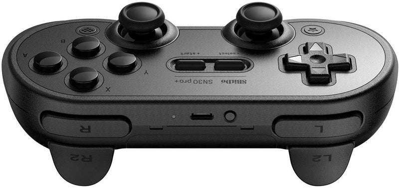 8Bitdo Sn30 Pro+ Bluetooth Controller Wireless Gamepad for Switch, PC, macOS, Android, Steam and Raspberry Pi (Black Edition) - Image 3