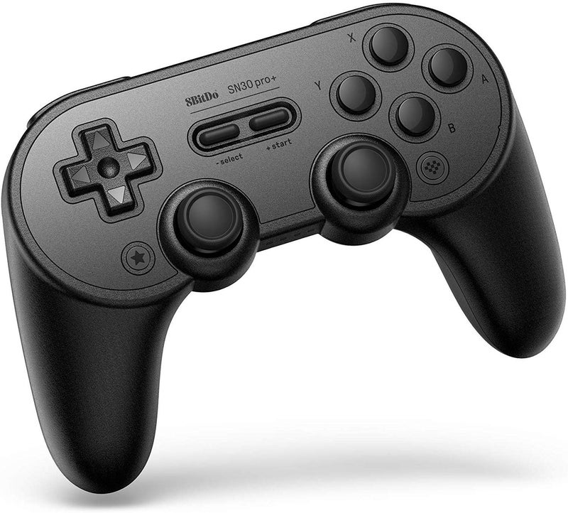 8Bitdo Sn30 Pro+ Bluetooth Controller Wireless Gamepad for Switch, PC, macOS, Android, Steam and Raspberry Pi (Black Edition) - Image 1