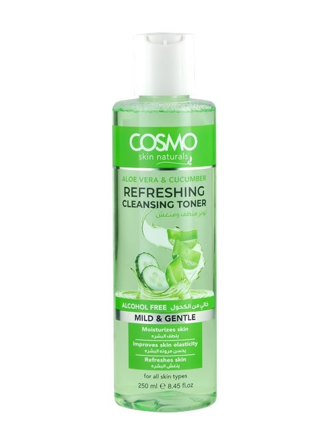 تونر منظف منعش بالصبار والخيار 250 مل