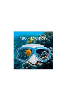 Generic Mask Snorkeling Gear Kids Adult Snorkel Mask Dive Goggles Silicone Swim Glasses Scuba Free Diving Spearfishing Anti-Leak Anti-Fog Neoprene Strap Cover  - Image 4