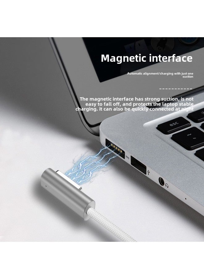Typec Transfer MAGsafe21 Is Suitable For Apple Notebook Computer Pd Decoy Magnetic Fast Charging Line Adapter 100W-Color:5521 Mother ]  - Image 3