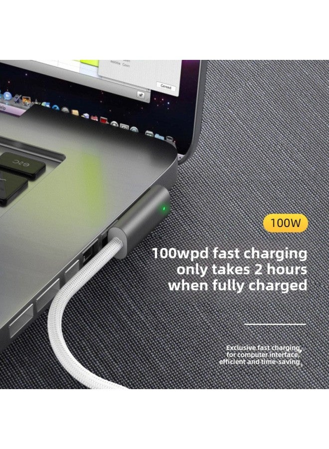 Typec Transfer MAGsafe21 Is Suitable For Apple Notebook Computer Pd Decoy Magnetic Fast Charging Line Adapter 100W-Color:5521 Mother ]  - Image 5