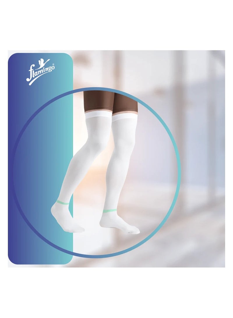 Flamingo Anti-Embolism Stockings -Below Knee Stockings Medium (M)