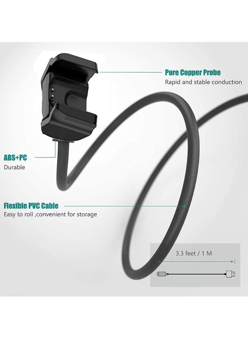 Compatible with Amazfit Band 5 Charger, Lamshaw USB Charging Cilp Dock Replacement Charger Cilp Compatible with Amazfit Band 7 / Band 5 Fitness Tracker (Black)  - Image 4