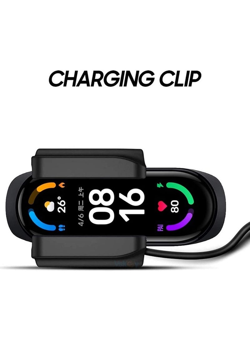 Compatible with Amazfit Band 5 Charger, Lamshaw USB Charging Cilp Dock Replacement Charger Cilp Compatible with Amazfit Band 7 / Band 5 Fitness Tracker (Black)  - Image 5