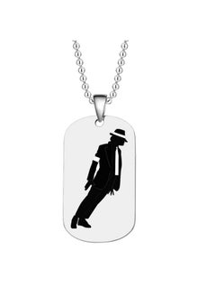 BOMJJOR Necklace Bracelet For Fans Men Jewelry Memorial Collection (Dog Tag Necklace C)  - Image 1