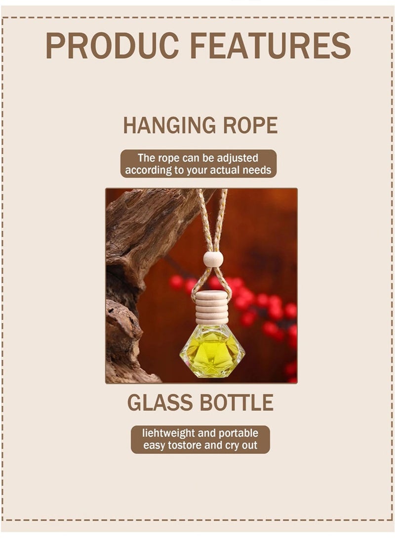 Aroma Car Air Freshener Pendant with an Exotic and Enchanting Fragrance, Car Auto Freshener for Essential Oil, Scents Fragrance Aromatherapy Automobile Diffuser, Long Lasting (1 Piece filled bottle) - Image 3