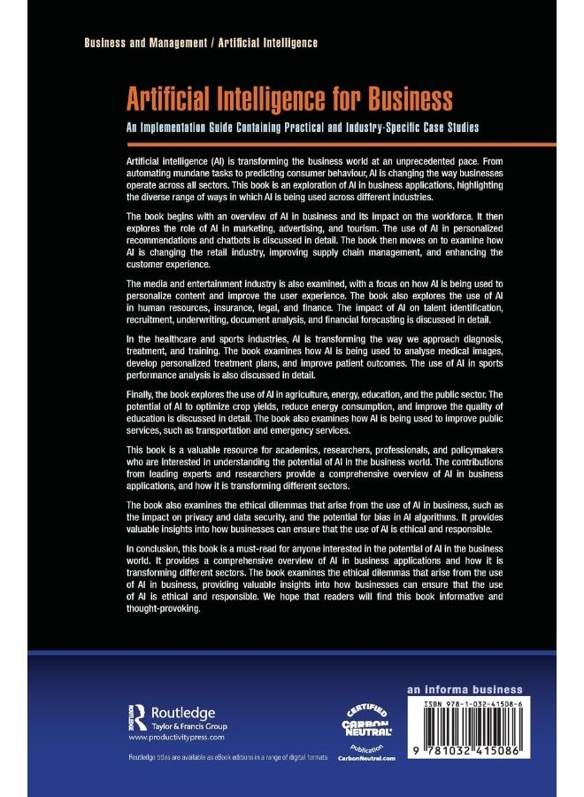 Artificial Intelligence for Business: An Implementation Guide Containing Practical and Industry-Specific Case Studies - Image 2