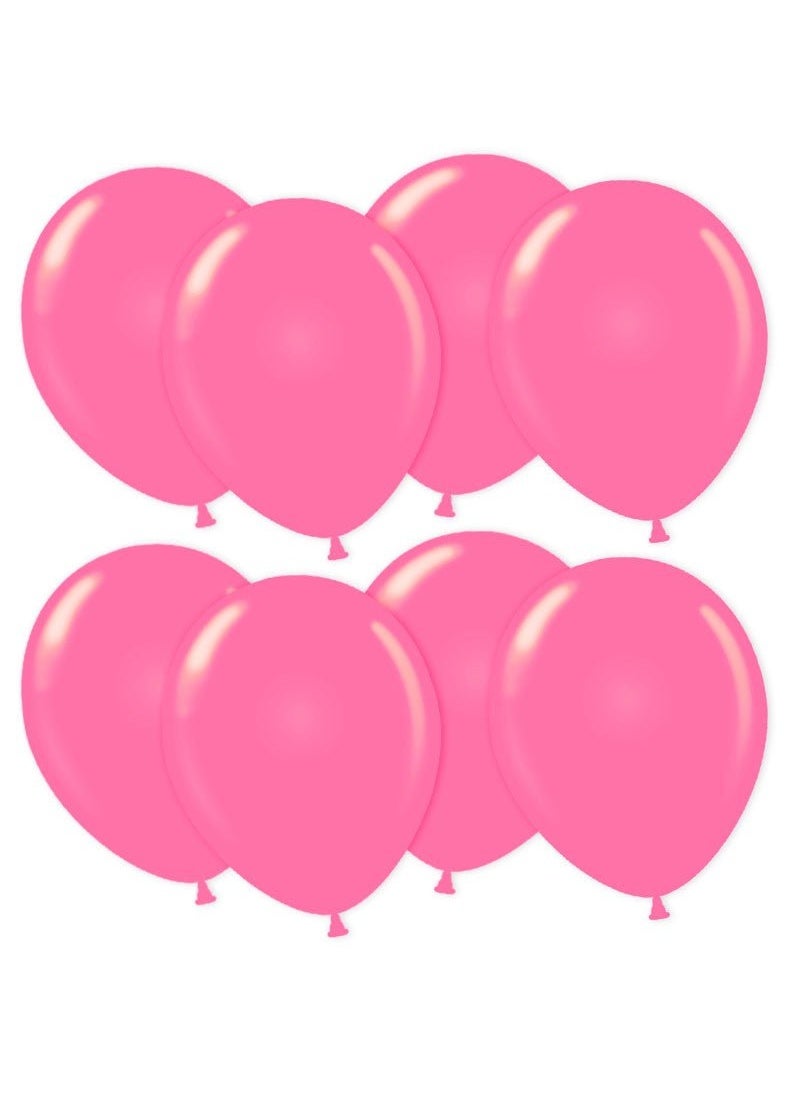 بالونات نيون لاتكس صغيرة وردية اللون، 13 سم، عبوة من 100 بالونة