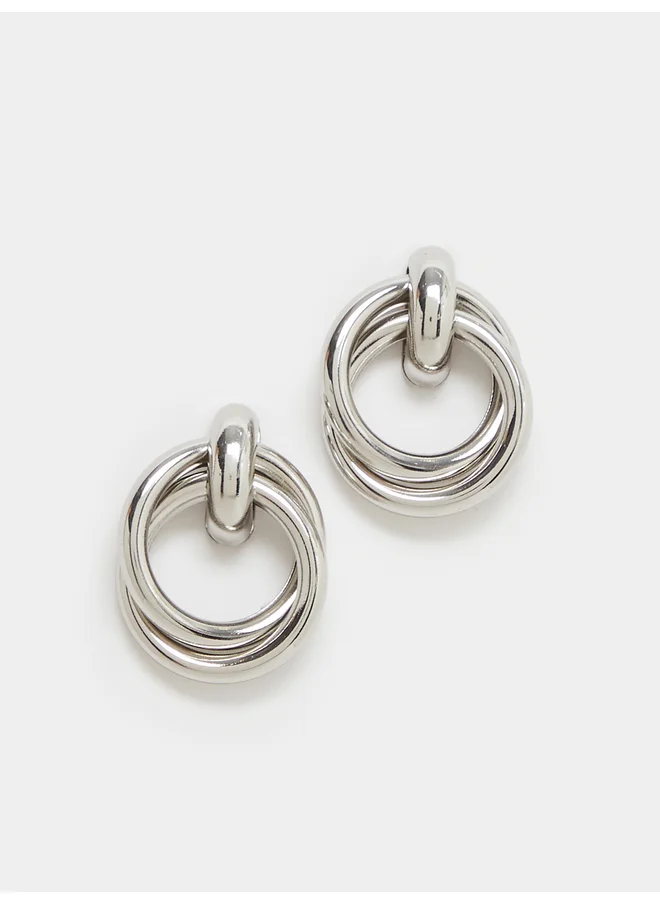 Styli Styli Dual Circle Earrings
