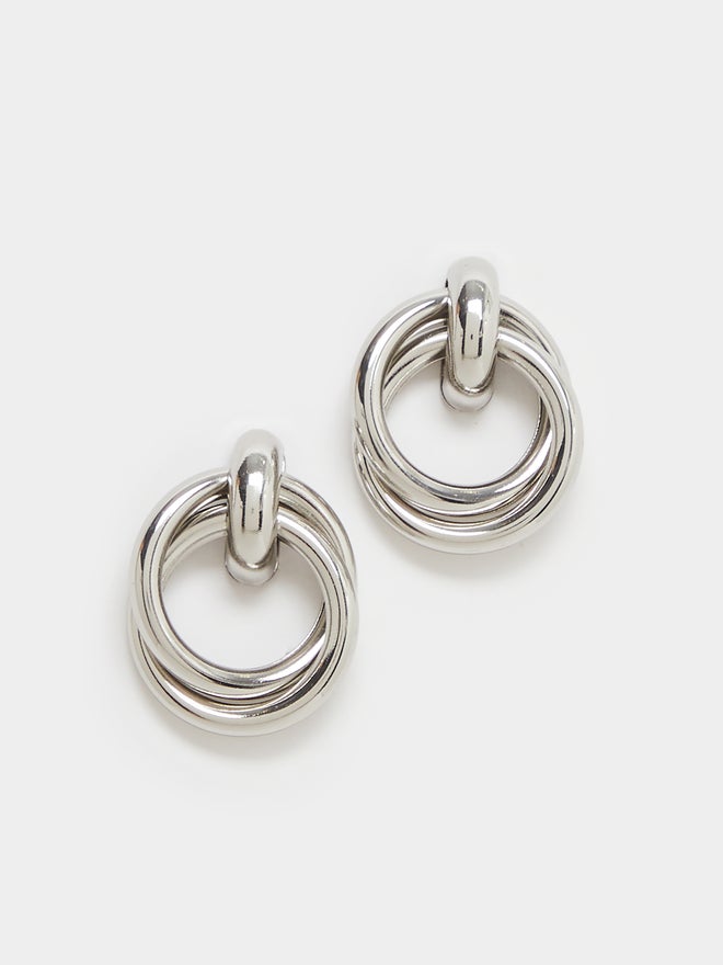 Styli Styli Dual Circle Earrings  - Image 1