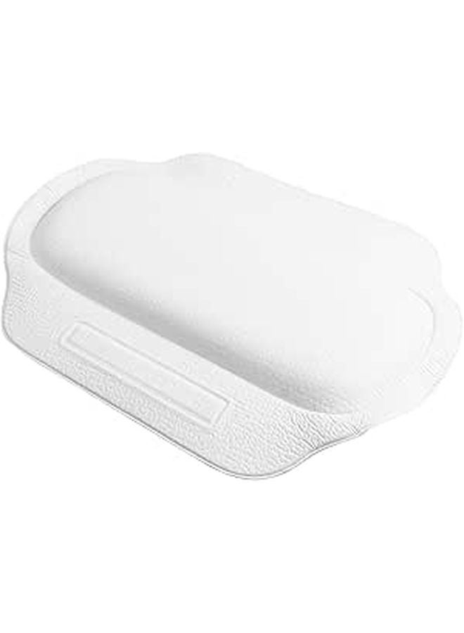 Non Slip Bath Pillow for Neck and Back Support PVC Foam Tub Cushion with Suction Cups - Image 1