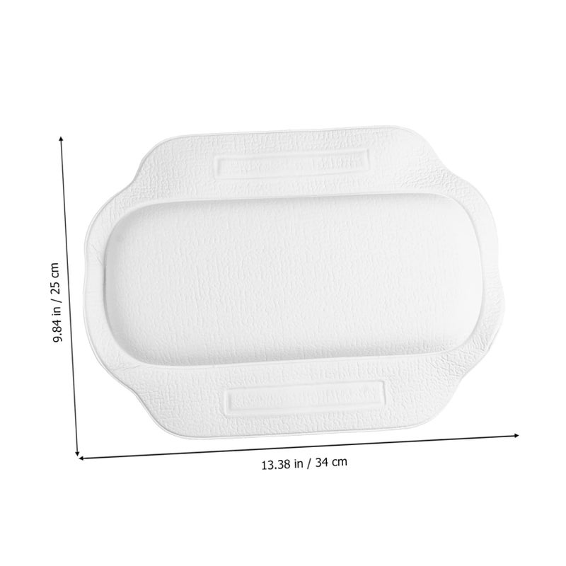 Non Slip Bath Pillow for Neck and Back Support PVC Foam Tub Cushion with Suction Cups - Image 5