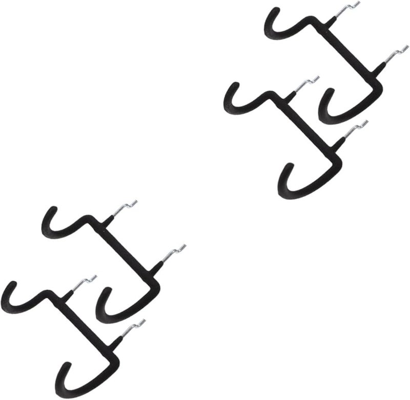 خطافات حائطية ثقيلة من لوحة التثقيب 4 قطع حامل مثقاب قوي حامل عرض - Image 2