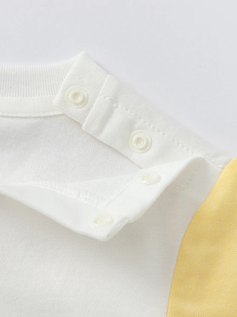 Balabala Baby boy Round v-neck short-sleeved T-shirt