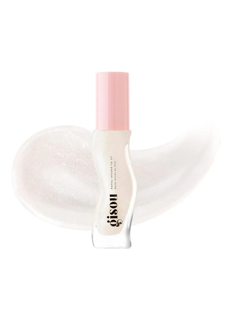 Gisou GISOU Honey Infused Lip Oil Coconut Frost, 8ml  - Image 1