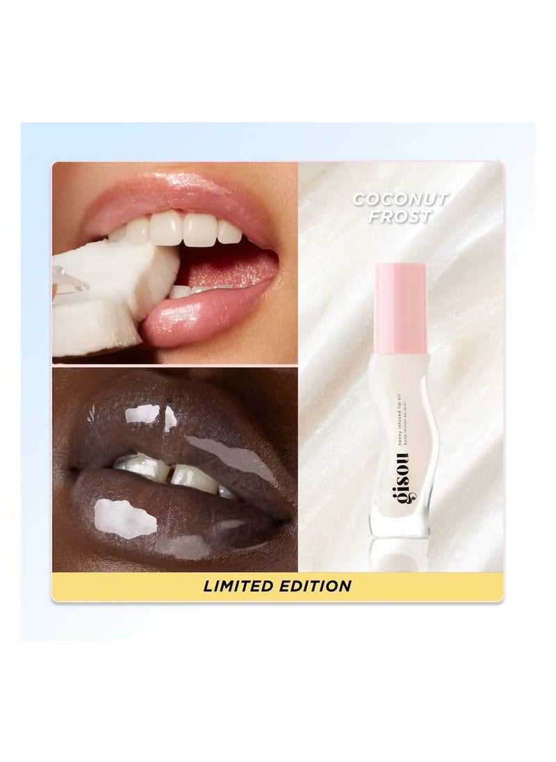 Gisou GISOU Honey Infused Lip Oil Coconut Frost, 8ml  - Image 2