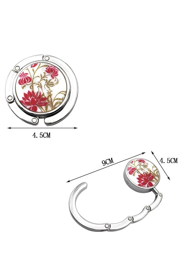 Handbag Hangers Set of 4 Purse Hook for Table Handbag Storage Folding Decor Table Hook Women's Bag Handbag Hanger Holder Mixed Color 1.77x3.54in - Image 3