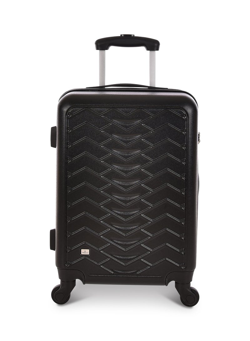 تراك طقم حقائب ترولي بعجلات  بثلاث قطع أسود - Image 3