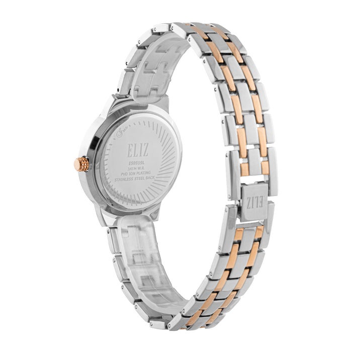 ELIZ ES8919L2UEU Metal Case and Bracelet 3-Hands Women's Watch - Image 4