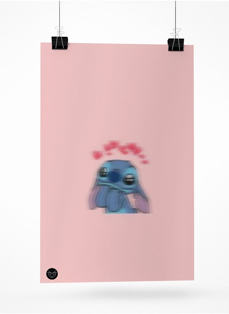 Reeman Design Poster with Stitch design printing 