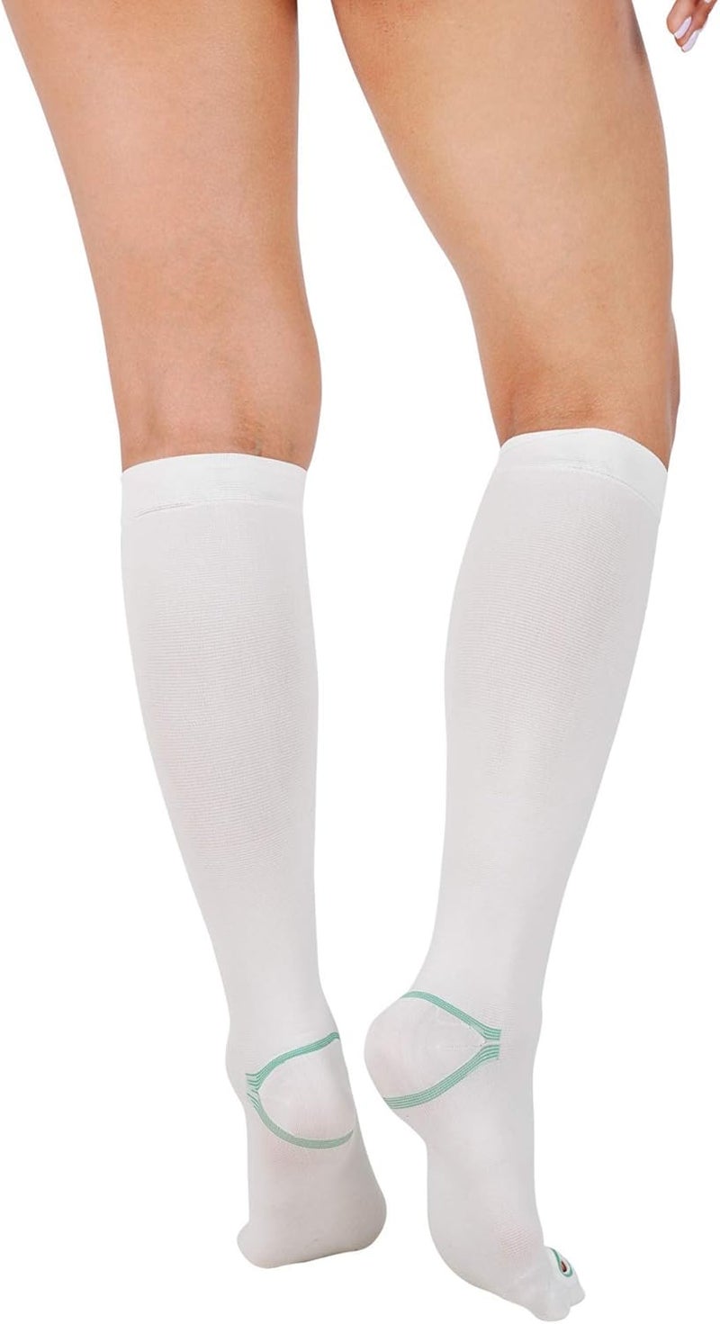 invera Anti Embolism Compression Stockings Knee High Unisex Ted Hose Socks 1520 mmHg Moderate Level - Image 3